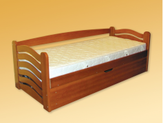 Одноярусне ліжко з підйомним механізмом 